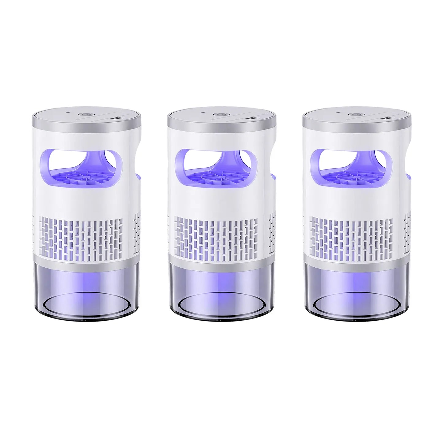 Indoor Insect Trap with Light and Suction Non Zapper Flying Bug Catcher for Mosquitoes Fruit Flies Gnats and Moths for Home Use