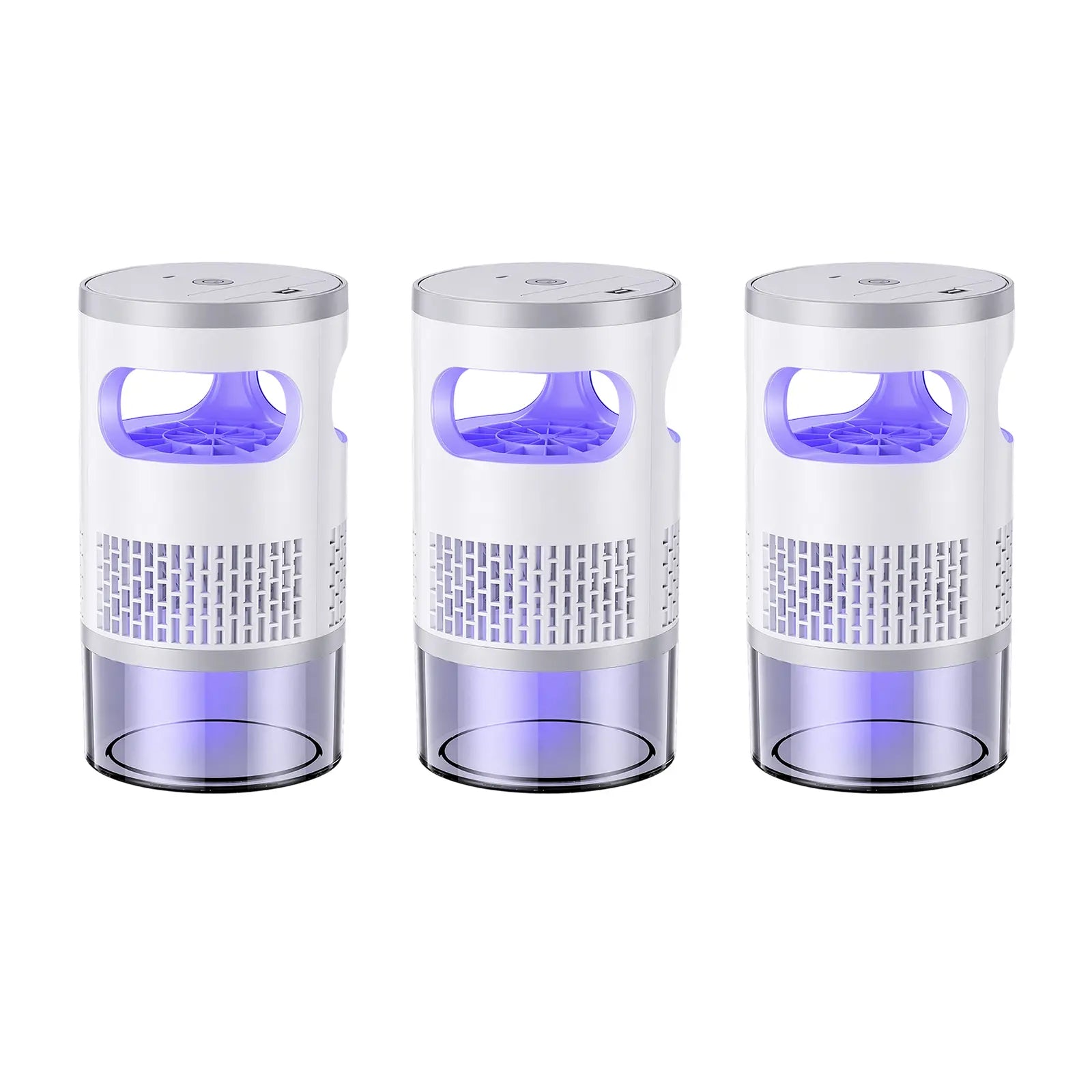 Indoor Insect Trap with Light and Suction Non Zapper Flying Bug Catcher for Mosquitoes Fruit Flies Gnats and Moths for Home Use