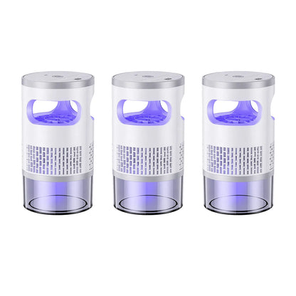 Indoor Insect Trap with Light and Suction Non Zapper Flying Bug Catcher for Mosquitoes Fruit Flies Gnats and Moths for Home Use