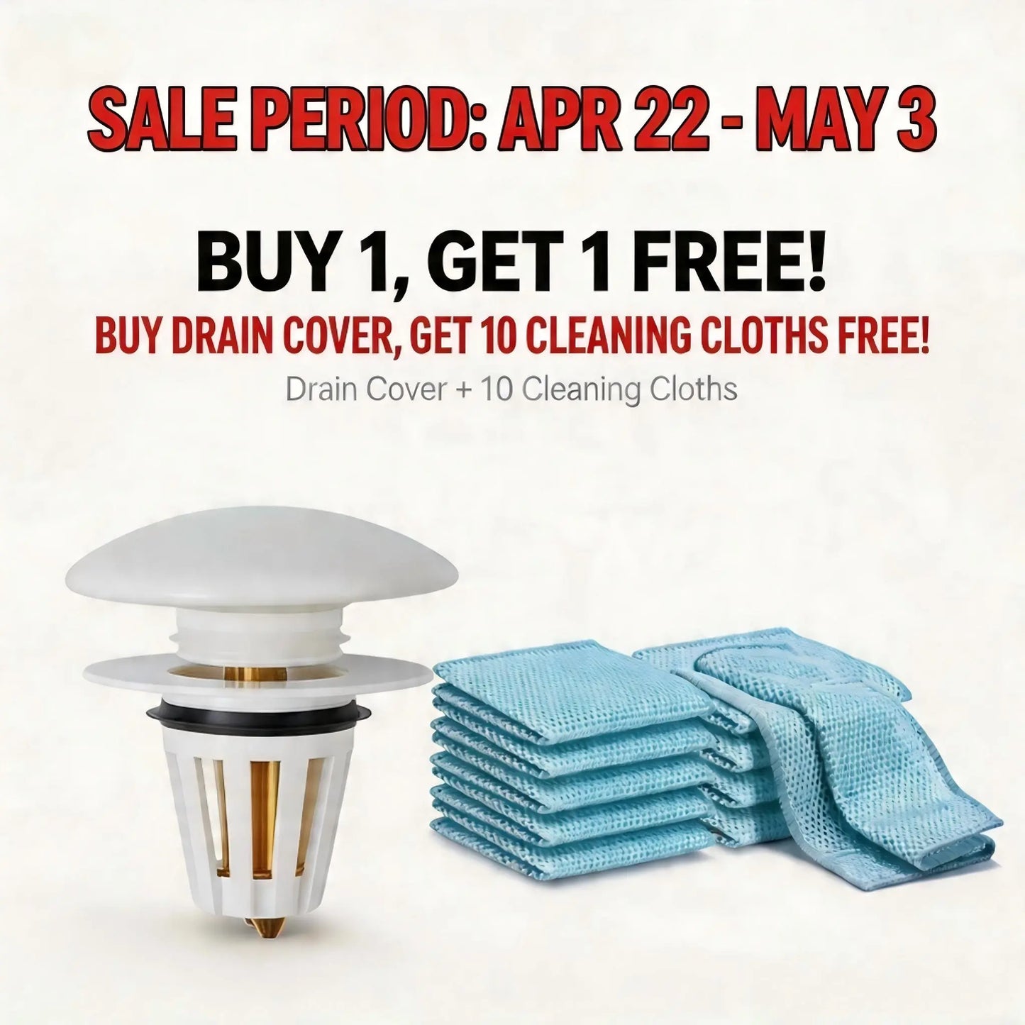 Ceramic Bathroom Sink Stopper Hair Catcher, Universal Pop-Up Sink Drain Filter with Filter Basket, Sink Bounce Stopper